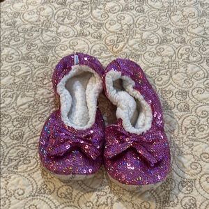 Sparkly Pink Sequin Slippers